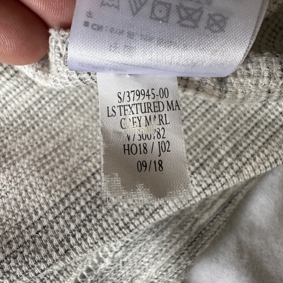 Old Navy‎ Long Sleeve Textured Knit Shift Dress Marled Gray X-Large Boardwalk - Picture 9 of 15